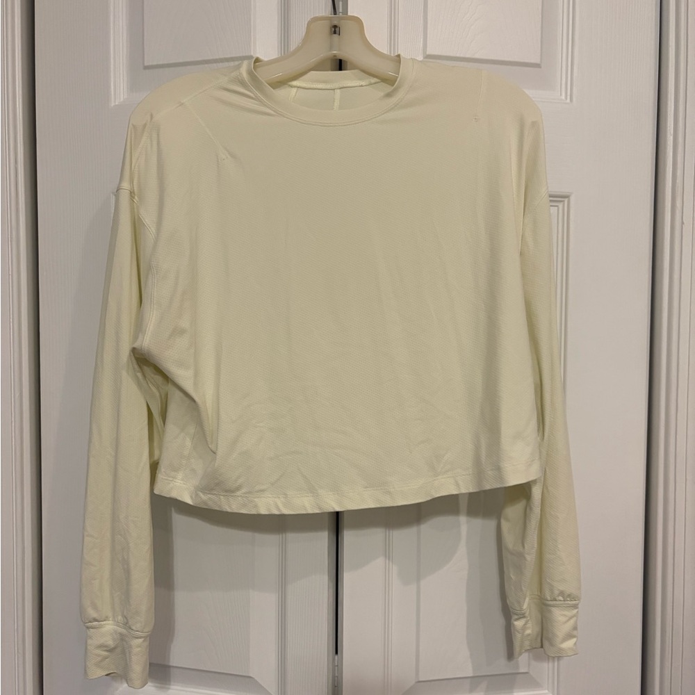 lululemon athletica Cream Long Sleeve Top